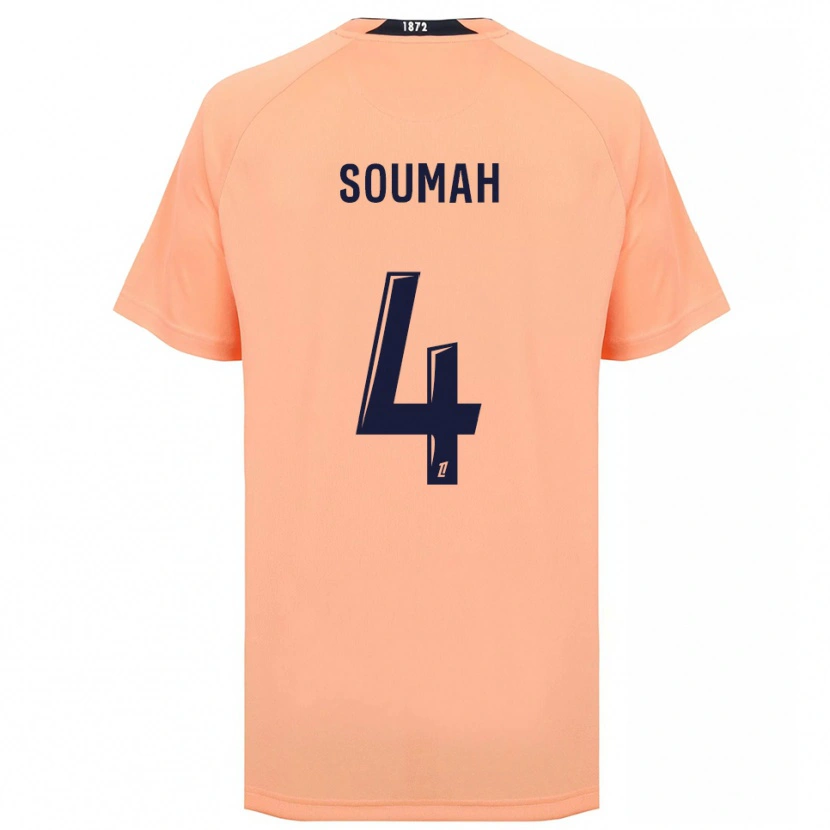 Danxen Homem Camisola Mohamed Soumah #4 Laranja Azul Marinho Alternativa 2025/26 Camisa