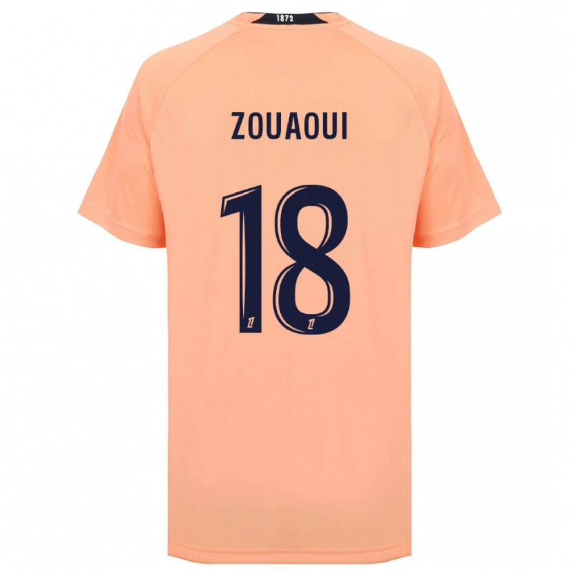 Danxen Homem Camisola Yanis Zouaoui #18 Laranja Azul Marinho Alternativa 2025/26 Camisa