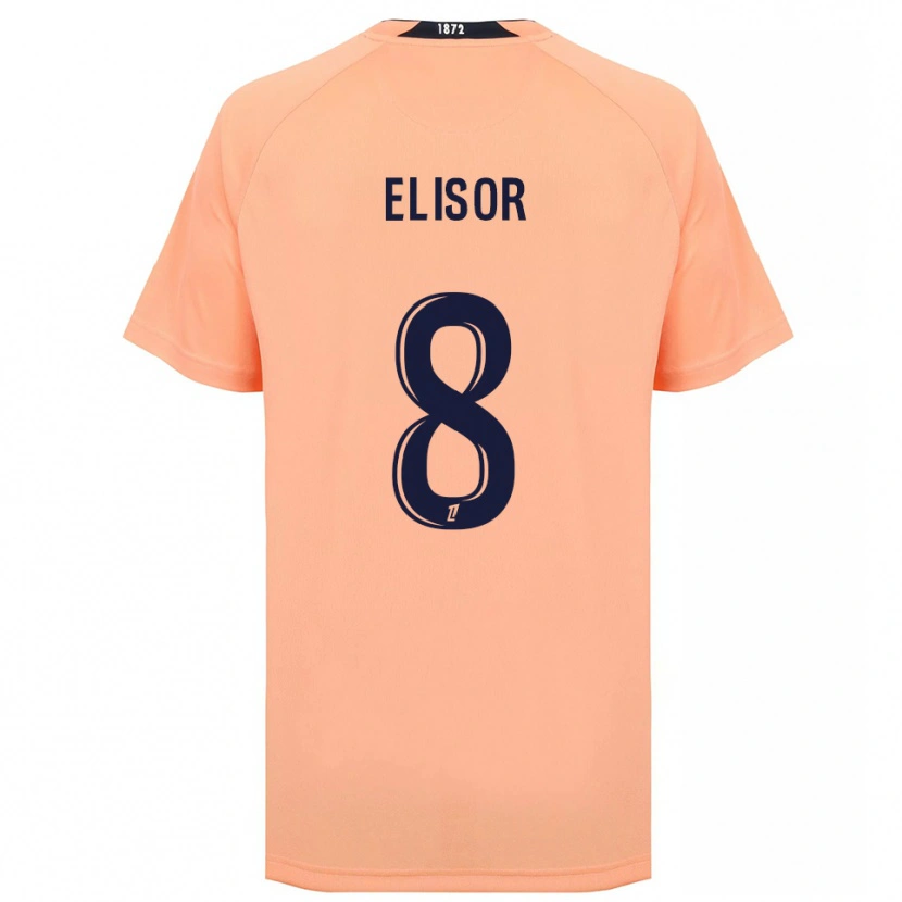 Danxen Homem Camisola Salomé Elisor #8 Laranja Azul Marinho Alternativa 2025/26 Camisa