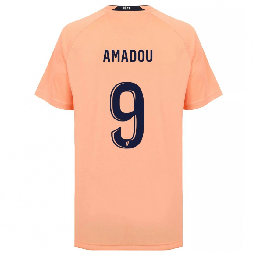Danxen Homem Camisola Mansour Amadou #9 Laranja Azul Marinho Alternativa 2025/26 Camisa