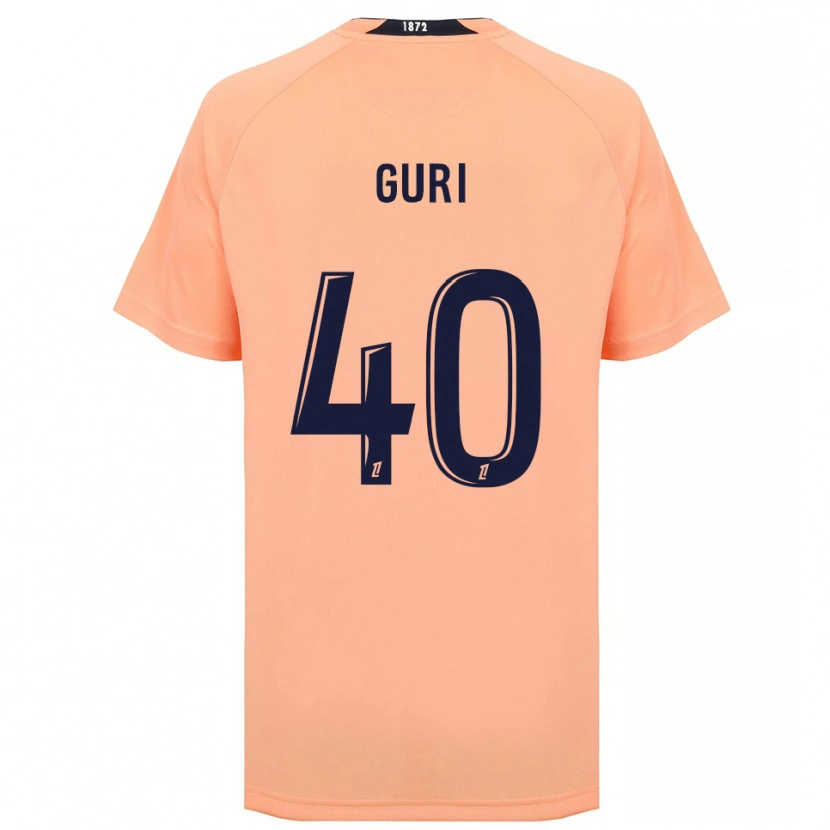 Danxen Homem Camisola Gabriel Guri #40 Laranja Azul Marinho Alternativa 2025/26 Camisa