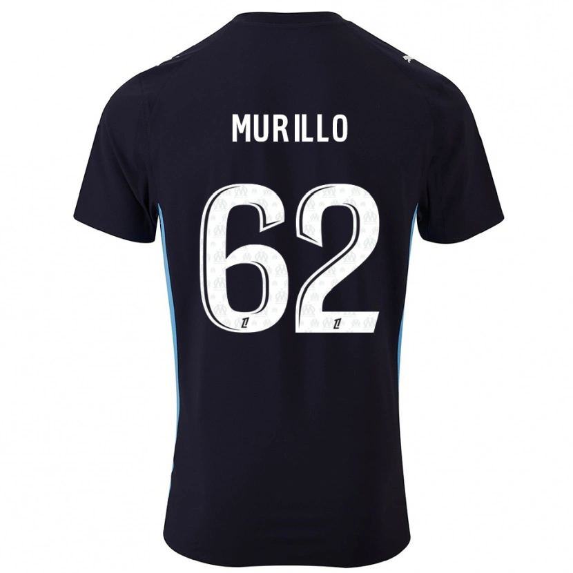 Danxen Homem Camisola Amir Murillo #62 Preto Azul Celeste Alternativa 2025/26 Camisa
