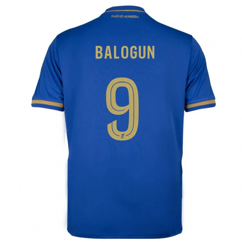 Danxen Homem Camisola Folarin Balogun #9 Azul Dourado Alternativa 2025/26 Camisa