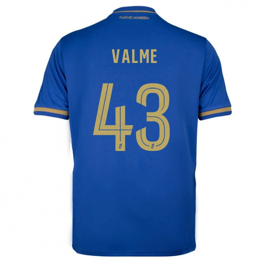 Danxen Homem Camisola Ritchy Valme #43 Azul Dourado Alternativa 2025/26 Camisa