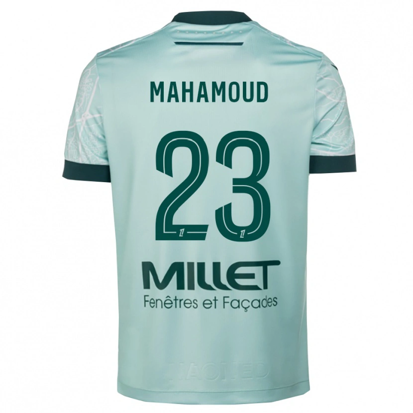 Danxen Homem Camisola Adel Mahamoud #23 Verde Branco Alternativa 2025/26 Camisa