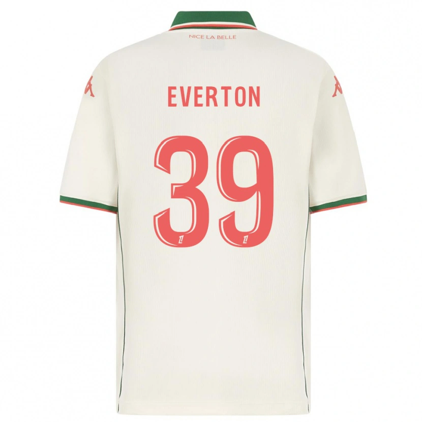 Danxen Homem Camisola Everton #39 Branco Verde Alternativa 2025/26 Camisa