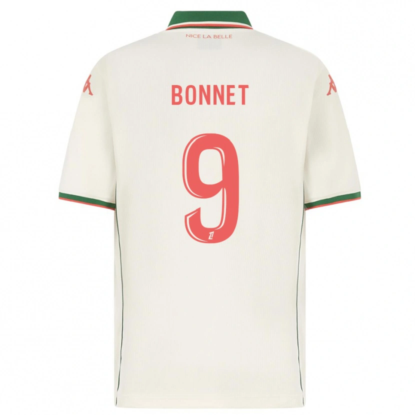 Danxen Homem Camisola Thomas Bonnet #9 Branco Verde Alternativa 2025/26 Camisa