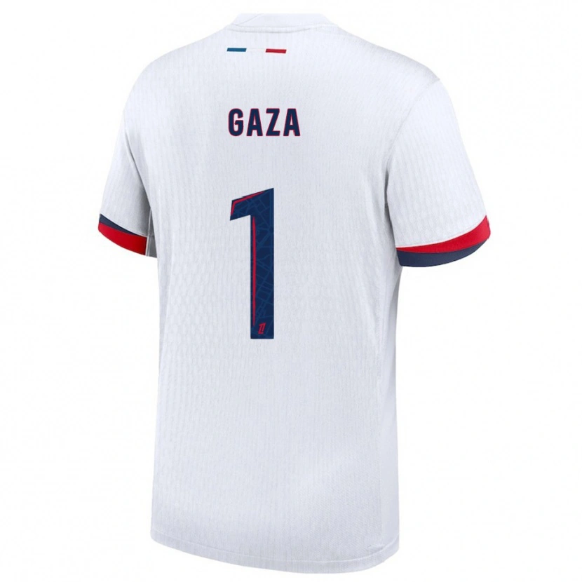 Danxen Homem Camisola Johnny Gaza #1 Branco Vermelho Alternativa 2025/26 Camisa