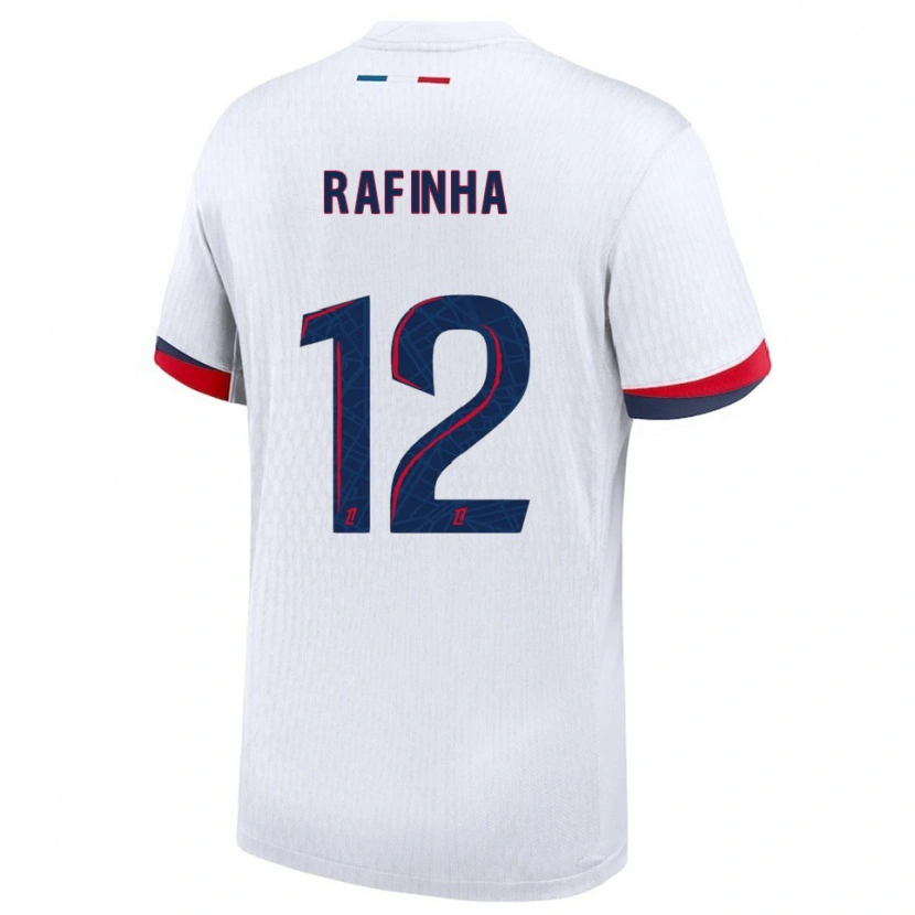 Danxen Homem Camisola Rafinha #12 Branco Vermelho Alternativa 2025/26 Camisa