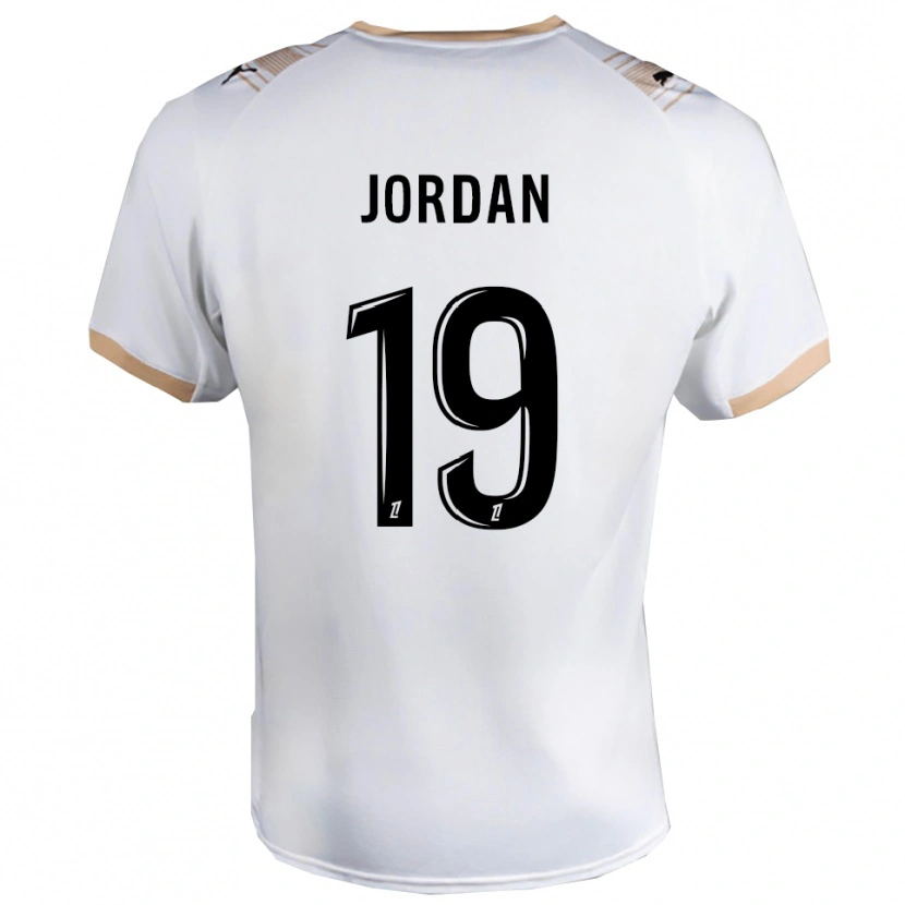 Danxen Homem Camisola Jordan #19 Branco Preto Alternativa 2025/26 Camisa