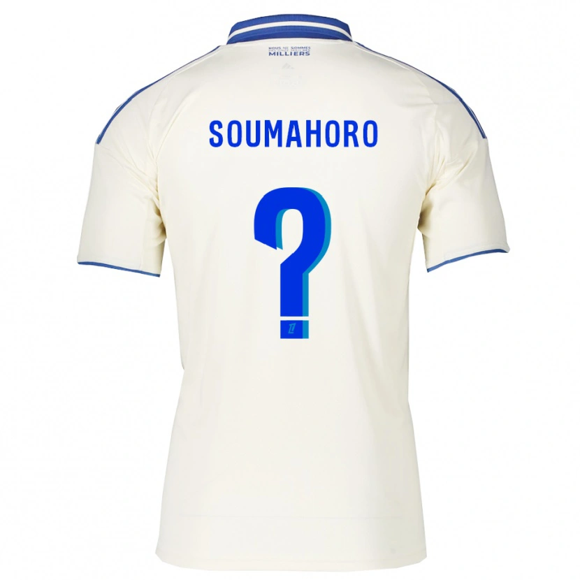 Danxen Homem Camisola Mohamed Soumahoro #0 Champagne Azul Alternativa 2025/26 Camisa