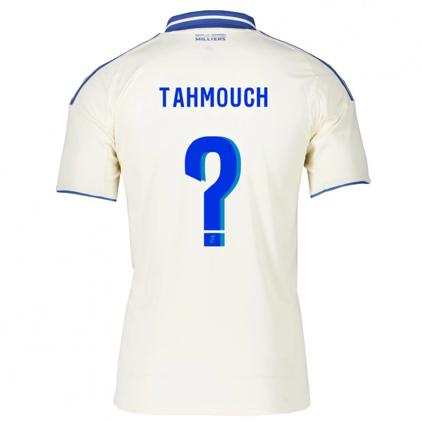 Danxen Homem Camisola Mathieu Tahmouch #0 Champagne Azul Alternativa 2025/26 Camisa