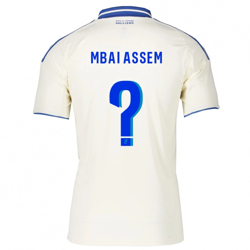 Danxen Homem Camisola Chris Mbaï-Assem #0 Champagne Azul Alternativa 2025/26 Camisa