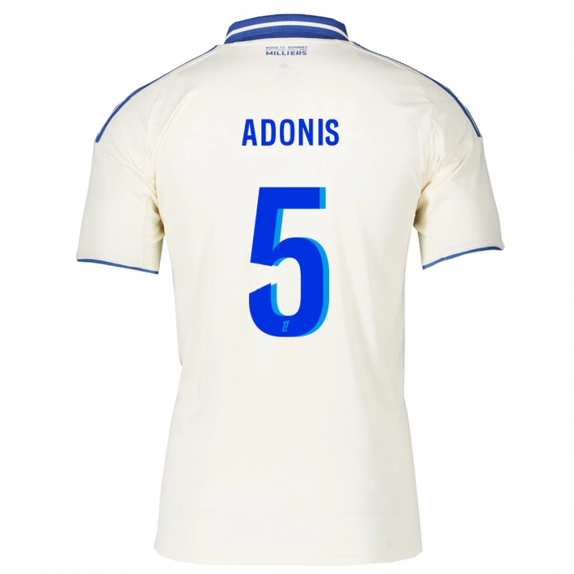 Danxen Homem Camisola Erwan Adonis #5 Champagne Azul Alternativa 2025/26 Camisa