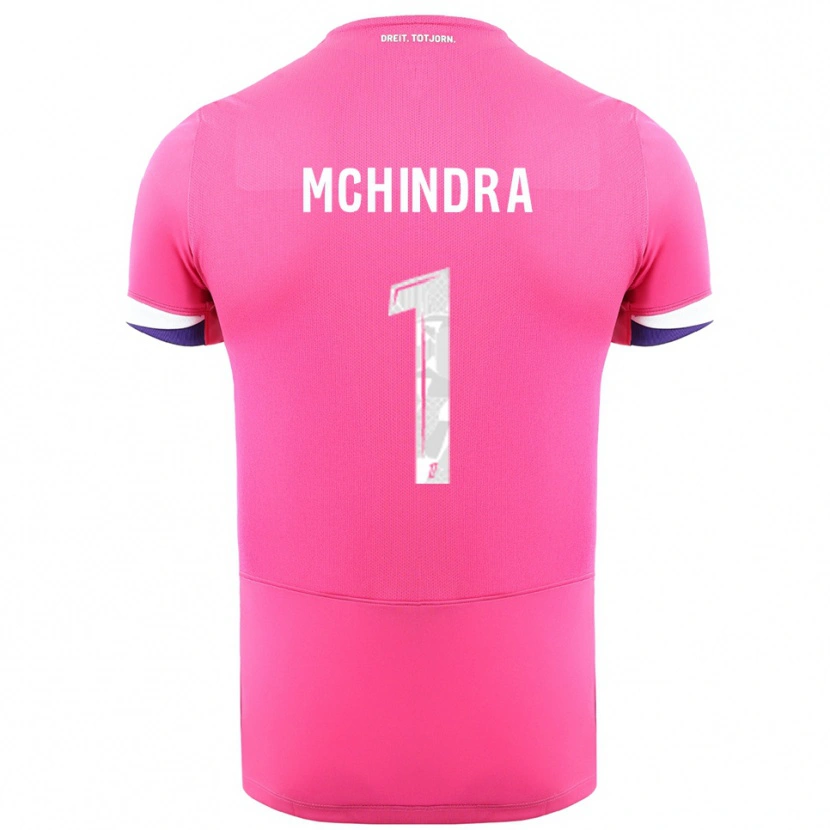 Danxen Homem Camisola Naime Said Mchindra #1 Rosa Branco Alternativa 2025/26 Camisa