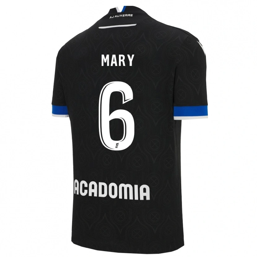 Danxen Homem Camisola Théo Mary #6 Preto Branco Alternativa 2025/26 Camisa