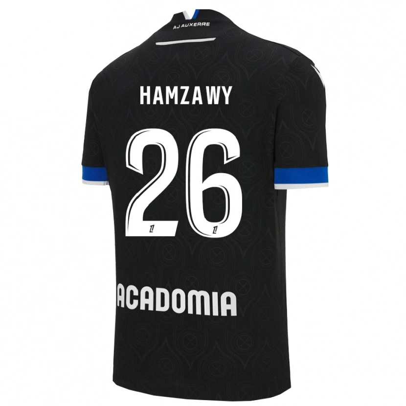 Danxen Homem Camisola Radwan Hamzawy #26 Preto Branco Alternativa 2025/26 Camisa