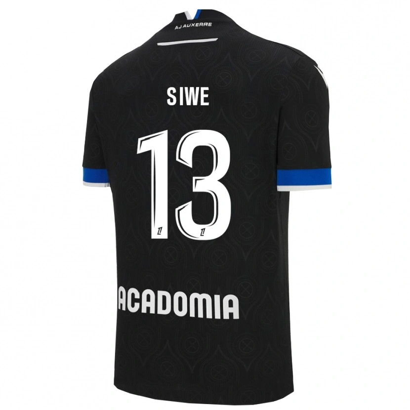 Danxen Homem Camisola Telli Siwe #13 Preto Branco Alternativa 2025/26 Camisa