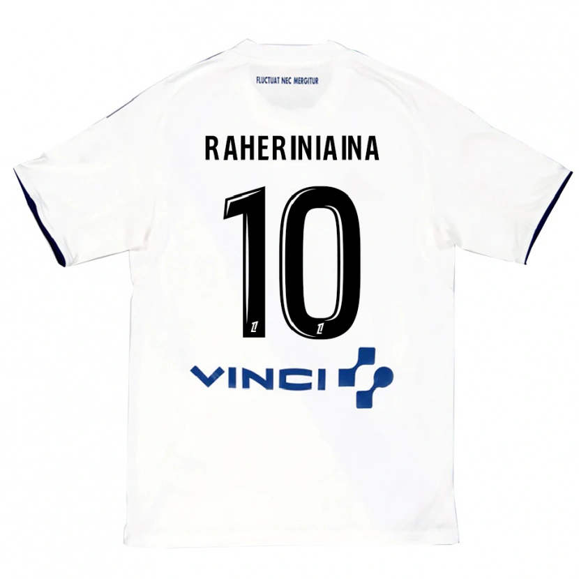Danxen Homem Camisola El Hadary Raheriniaina #10 Branco Azul Alternativa 2025/26 Camisa