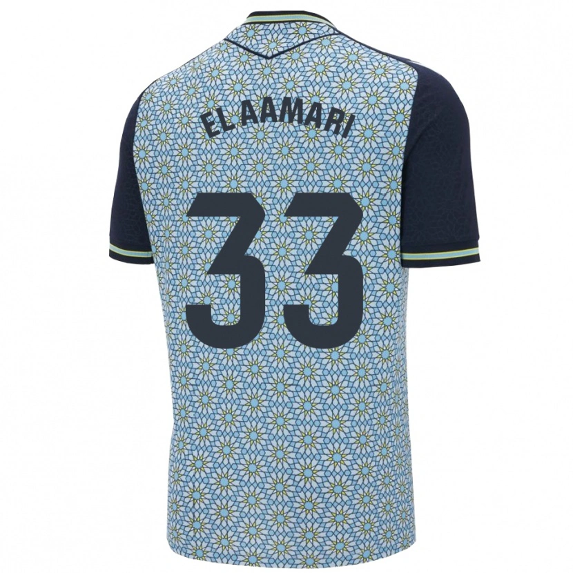 Danxen Homem Camisola Saif El Aamari #33 Azul Marinho Alternativa 2025/26 Camisa
