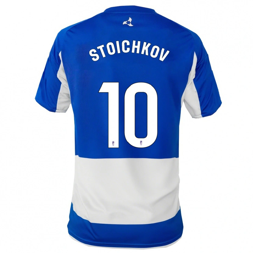Danxen Homem Camisola Stoichkov #10 Azul Branco Alternativa 2025/26 Camisa