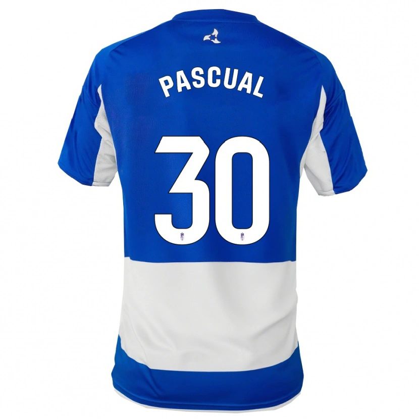 Danxen Homem Camisola Jorge Pascual #30 Azul Branco Alternativa 2025/26 Camisa