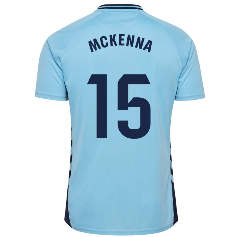 Danxen Homem Camisola Scott Mckenna #15 Azul Celeste Alternativa 2025/26 Camisa