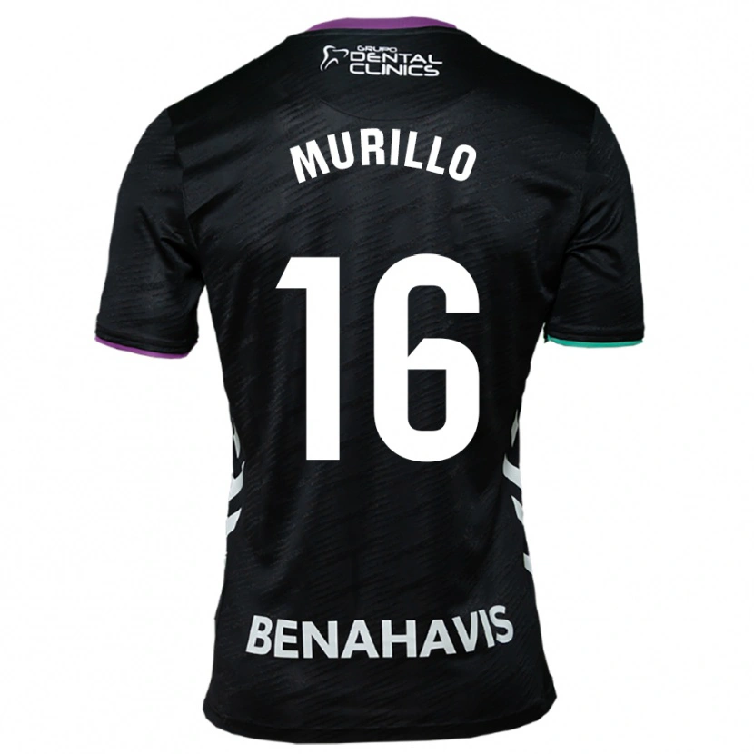 Danxen Homem Camisola Diego Murillo #16 Preto Roxo Verde Alternativa 2025/26 Camisa
