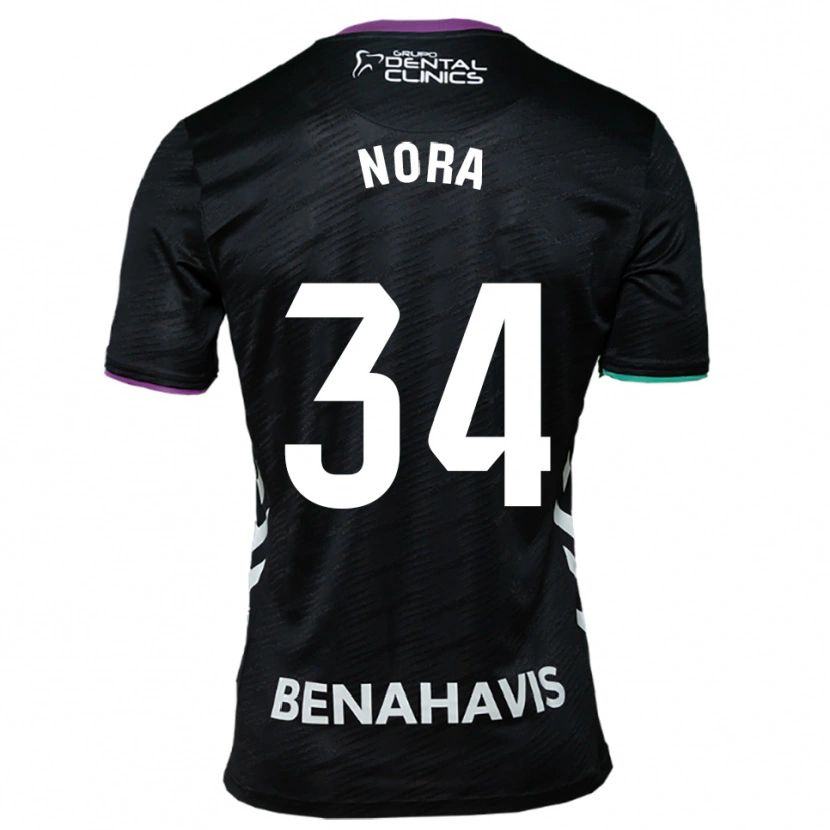 Danxen Homem Camisola Nora #34 Preto Roxo Verde Alternativa 2025/26 Camisa