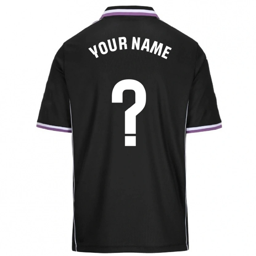 Danxen Homem Camisola Seu Nome #0 Roxo Preto Alternativa 2025/26 Camisa
