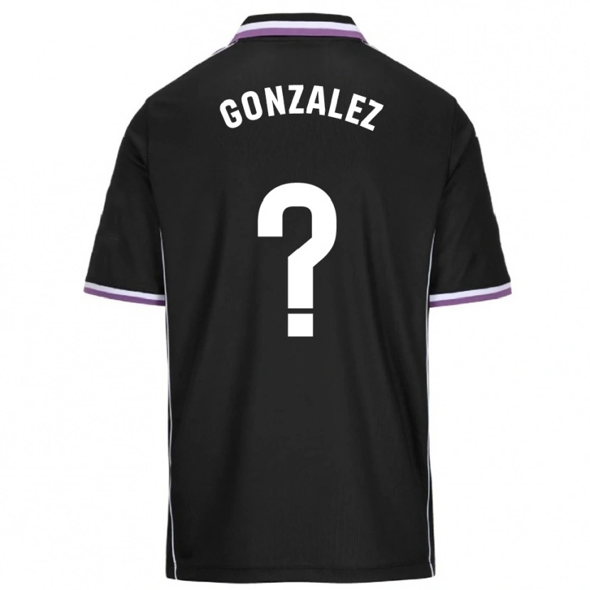 Danxen Homem Camisola Santi González #0 Roxo Preto Alternativa 2025/26 Camisa