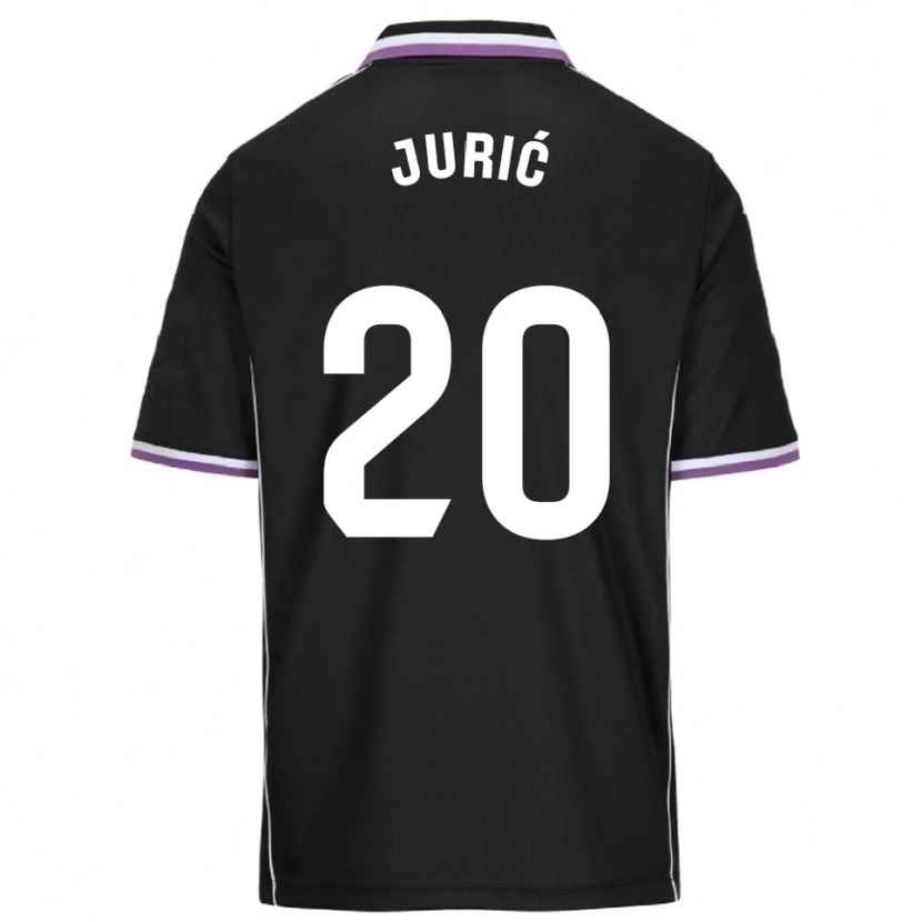 Danxen Homem Camisola Stanko Juric #20 Roxo Preto Alternativa 2025/26 Camisa