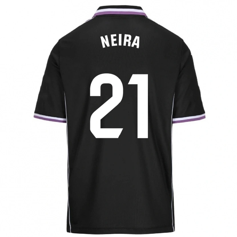 Danxen Homem Camisola Sergio Neira #21 Roxo Preto Alternativa 2025/26 Camisa