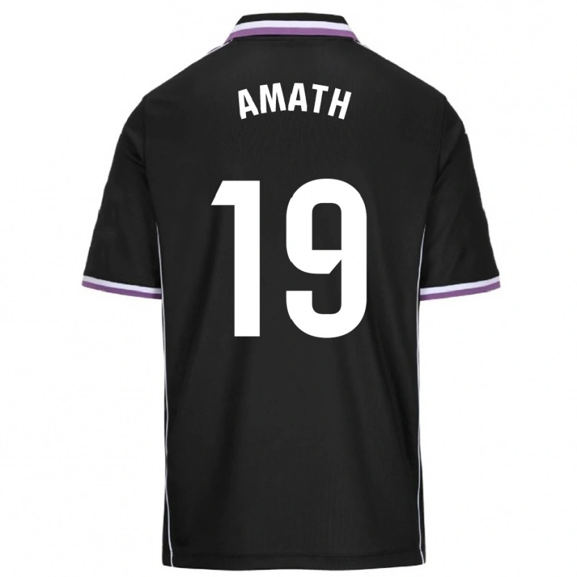 Danxen Homem Camisola Amath Ndiaye #19 Roxo Preto Alternativa 2025/26 Camisa