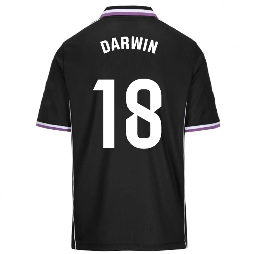 Danxen Homem Camisola Darwin Machís #18 Roxo Preto Alternativa 2025/26 Camisa