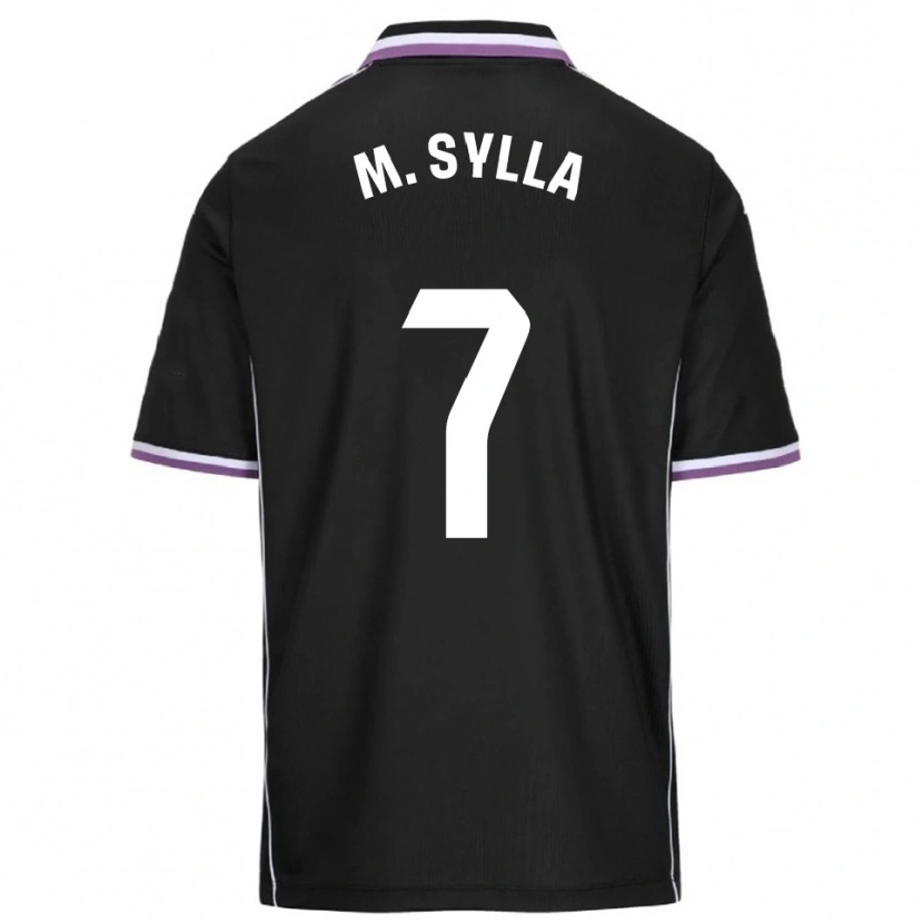 Danxen Homem Camisola Mamadou Sylla #7 Roxo Preto Alternativa 2025/26 Camisa