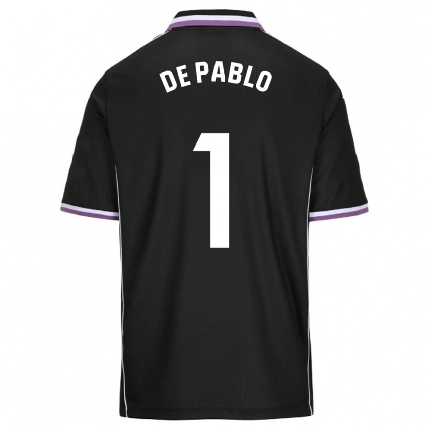 Danxen Homem Camisola Álvaro De Pablo #1 Roxo Preto Alternativa 2025/26 Camisa