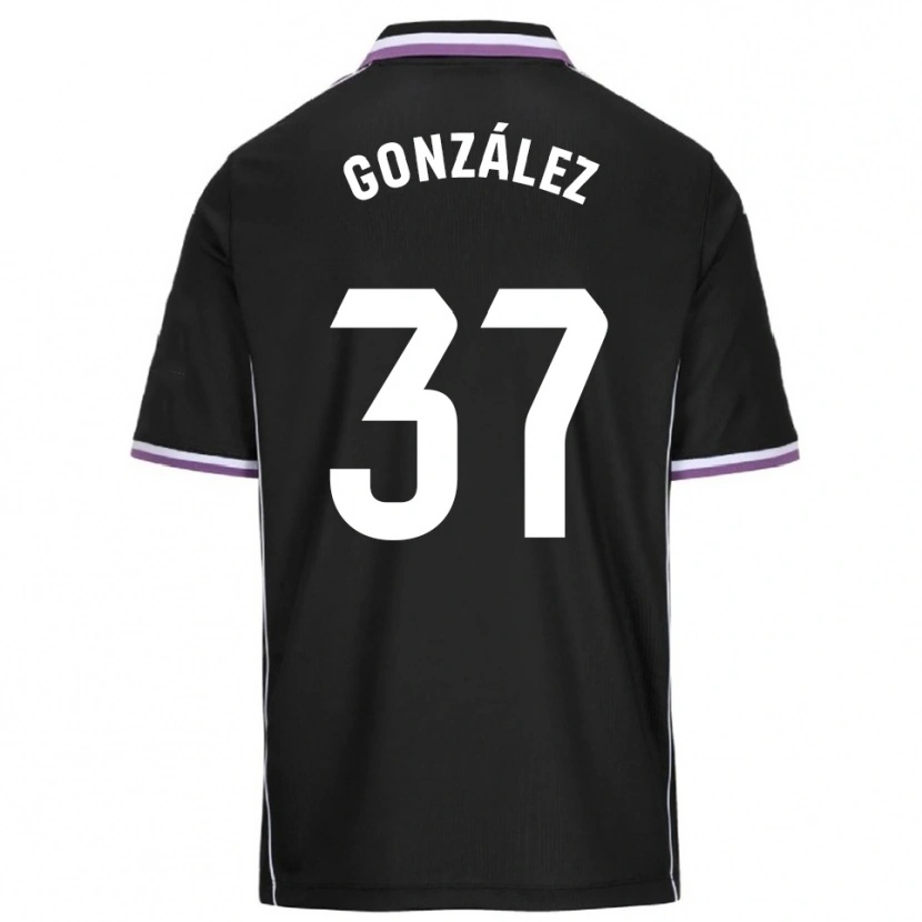 Danxen Homem Camisola Raúl González #37 Roxo Preto Alternativa 2025/26 Camisa