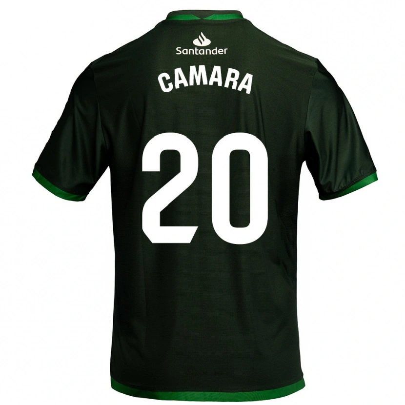 Danxen Homem Camisola Suleiman Camara #20 Verde Escuro Alternativa 2025/26 Camisa