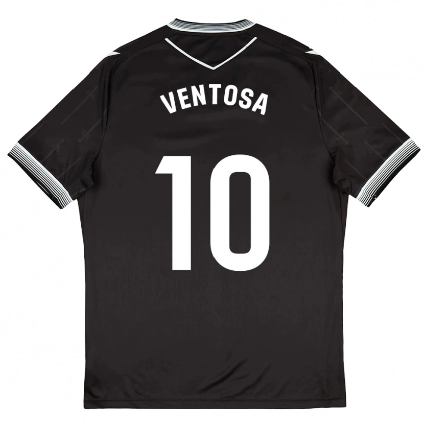 Danxen Homem Camisola Ethan Ventosa #10 Preto Branco Alternativa 2025/26 Camisa