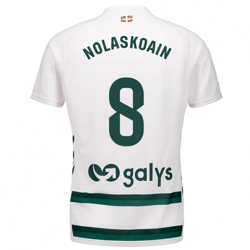 Danxen Homem Camisola Peru Nolaskoain #8 Branco Verde Alternativa 2025/26 Camisa