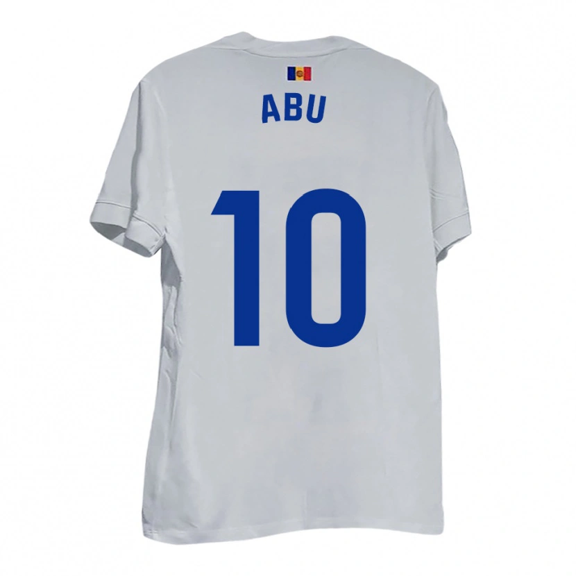 Danxen Homem Camisola Abu #10 Branco Azul Amarelo Alternativa 2025/26 Camisa
