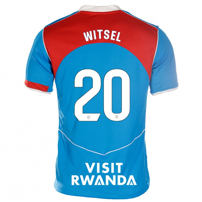 Danxen Homem Camisola Axel Witsel #20 Azul Branco Terceiro 2025/26 Camisa