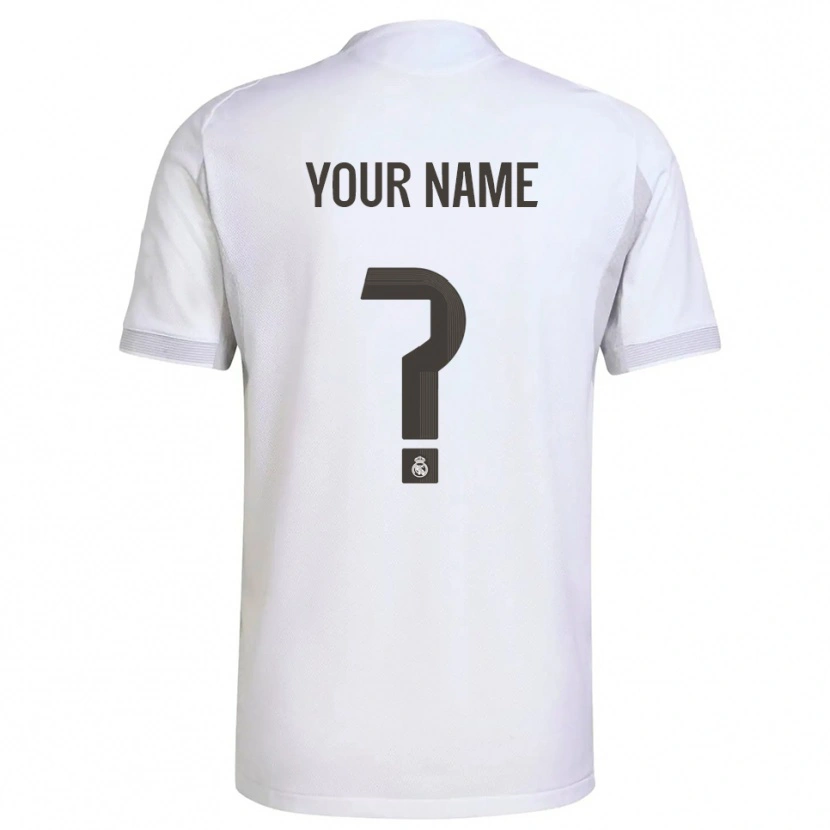 Danxen Mulher Camisola Seu Nome #0 Branco Amarelo Principal 2025/26 Camisa