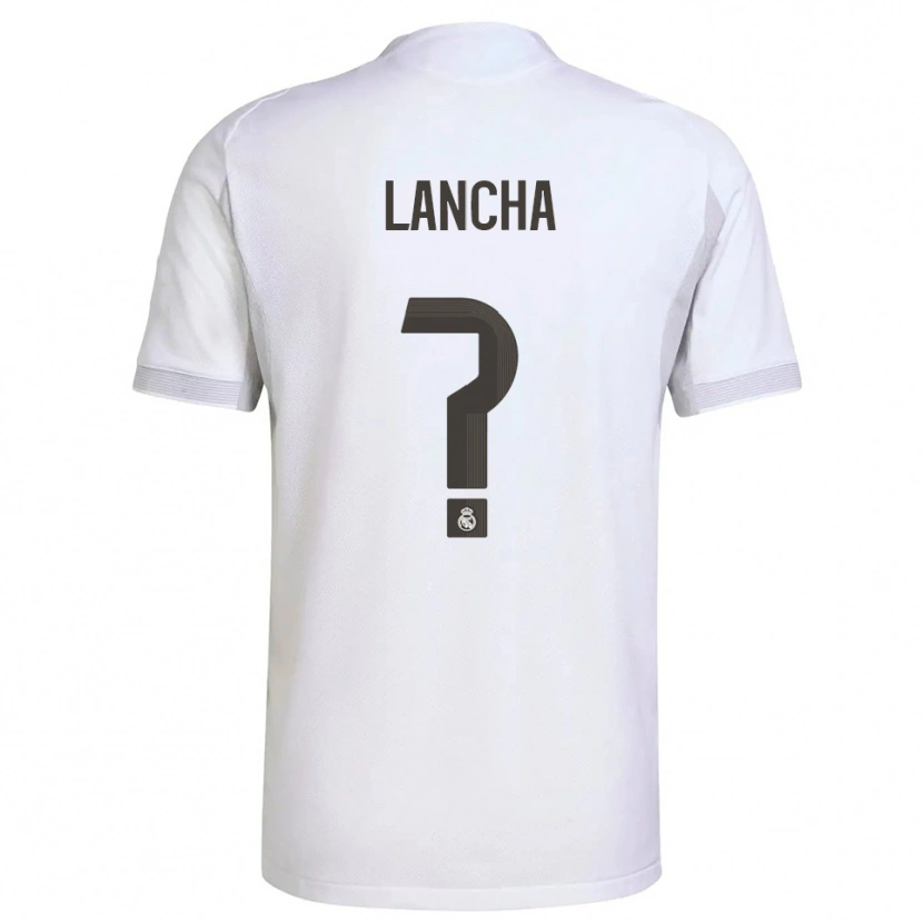 Danxen Mulher Camisola Yeray Lancha #0 Branco Amarelo Principal 2025/26 Camisa