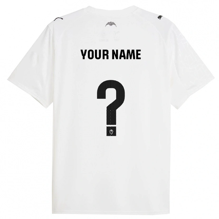 Danxen Mulher Camisola Seu Nome #0 Branco Preto Principal 2025/26 Camisa