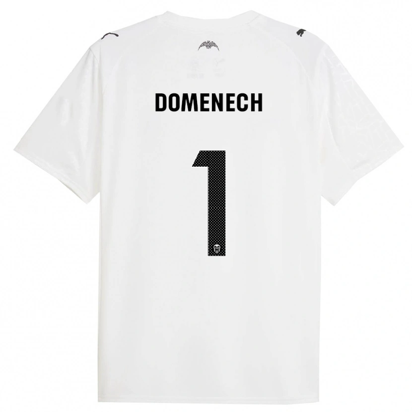 Danxen Mulher Camisola Jaume Domenech #1 Branco Preto Principal 2025/26 Camisa