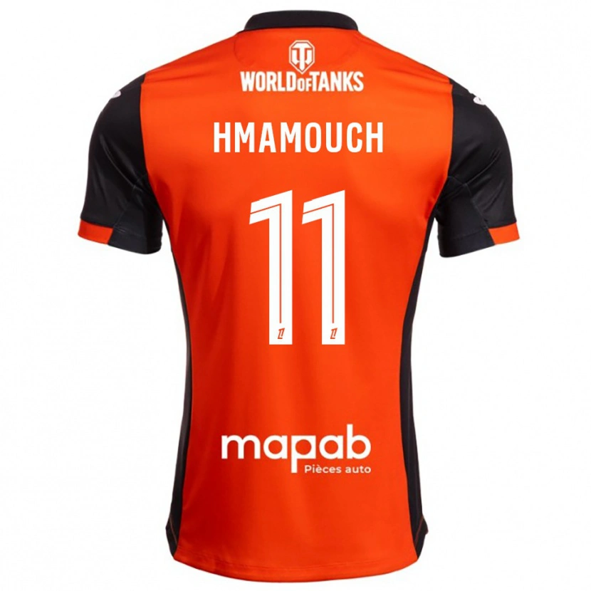 Danxen Mulher Camisola Mohamed-Anouar Hmamouch #11 Preto Laranja Principal 2025/26 Camisa