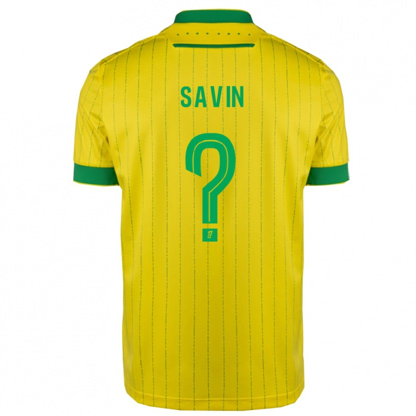 Danxen Mulher Camisola Lenny Savin #0 Amarelo Verde Principal 2025/26 Camisa