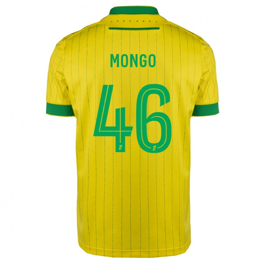 Danxen Mulher Camisola Enzo Mongo #46 Amarelo Verde Principal 2025/26 Camisa